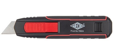 Cutter de sécurité Double Side, noir/rouge