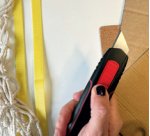 Cutter Doppelseitig, schwarz/rot