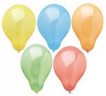 Ballon de baudruche 'Rainbow', couleurs assorties