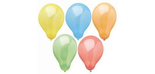 Ballon de baudruche 'Rainbow', couleurs assorties