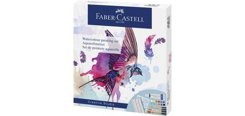 FABER-CASTELL Kit d'aquarelle, 18 pièces