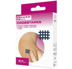 Crosstape/pansement grillagé, taille: S, bleu