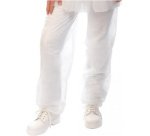 Pantalon à usage unique, en PP non tissé, blanc, XL