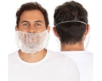Couvre-barbe en PP non tissé, taille unique