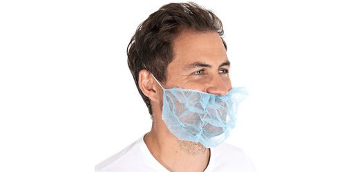 Couvre-barbe en PP non tissé, taille unique