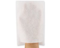 Gant de toilette Soft, en spunlace, blanc