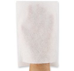 Gant de toilette Soft, en spunlace, blanc