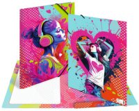 Chemise à élastique 'Music Girl', carton, A3