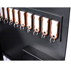Porte-clés, magnétique, noir