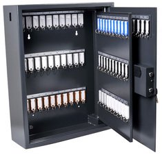 Armoire à clés Pavo High Security magnétique à empreinte digitale 100 crochets 600x480x150mm