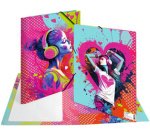 Chemise à élastique 'Music Girl', carton, A4