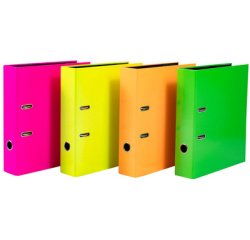 Ordner met motief 'Fluo'