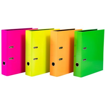 Ordner met motief 'Fluo'