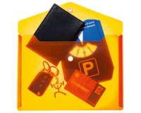 Pochette à documents, PP, A4, assorti