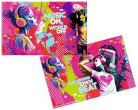 Sous-main 'Music Girl', (L)550 x (H)350 mm