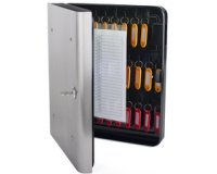 Armoire à clés Design pour 54 clés, gris foncé