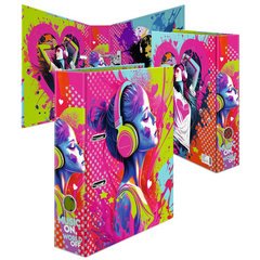 Classeur à motifs 'Music Girl', A4, 70 m