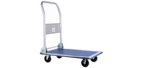 Platform trolley, capacity: 150 kg, black/blue