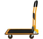 Chariot à plate-forme, capacité: 300 kg, noir/orange