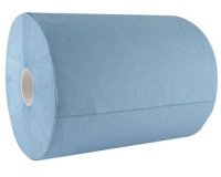 Rouleau papier nettoyant, 380 x 350 mm, bleu