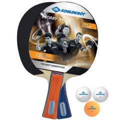 Kit tennis de table Hobby, pour 4 joueurs