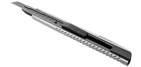 Cutter HP-100.9, Aluminiumgehäuse, Silber/Anthrazit