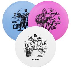 Kit débutant disc golf Guru, 3 pièces