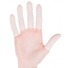 Doigtier nitrile, sans poudre, M, blanc