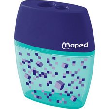 En_sacapuntas maped plastico shaker pixel party 2 usos