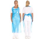 Tablier jetable LDPE, en bloc, 33 my