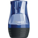 Taille-crayon 2 trous TONIC Metal, bleu/noir
