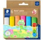 Noris Junior Straßenkreide, Karton mit 6 Stück