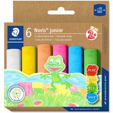 Craie de trottoir Noris junior, carton de 6