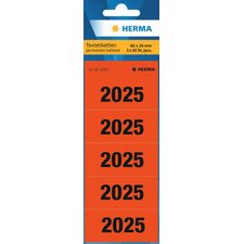 Etiket voor map '2026', 60 x 26 mm, bedrukt