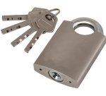 Cadenas à clé haute sécurité en laiton, (L)50 mm