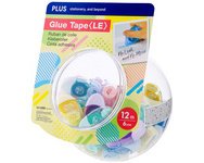 Mini-roller de colle 'LE', 6mm x 12m, dans bocal