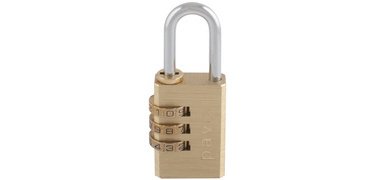 Cadenas à combinaison, en laiton, largeur: 30 mm