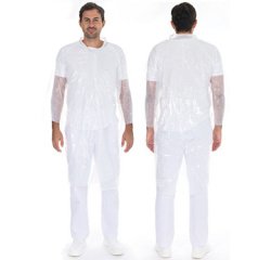 HYGOSTAR Blouse visiteur Light avec poutons pression, blanc