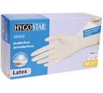 Latex glove Sense, L, natural, powder-free