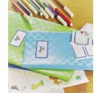 ZDesign SCHOOL Etiquettes livres 'bordures', couleur