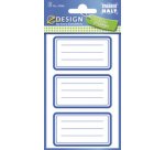 ZDesign SCHOOL Etiquettes livres 'bordures', couleur