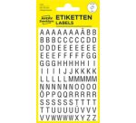 HOME Stckers de lettres, lettres A-Z, noir