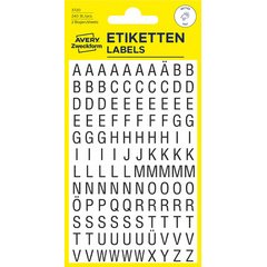HOME Stckers de lettres, lettres A-Z, noir