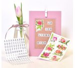 HOME Stckers de lettres, lettres A-Z, noir