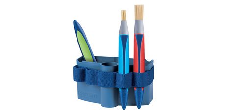 Eco-friendly water tray for K12 paint box, blue