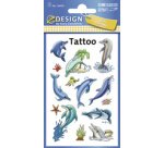 ZDesign KIDS Tatouage enfants 'dauphins', coloré