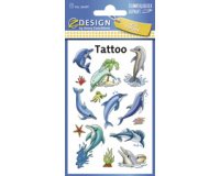 ZDesign KIDS Tatouage enfants 'dauphins', coloré