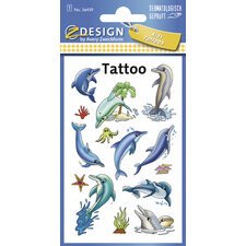 ZDesign KIDS Tatouage 'oiseaux exotiques', coloré