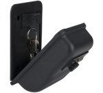 Boîte à clés robuste, pour 1 trousseau, noir mat