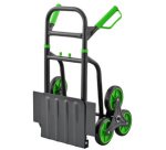 Diable d'escalier en acier, 2 x 3 roues en étoile